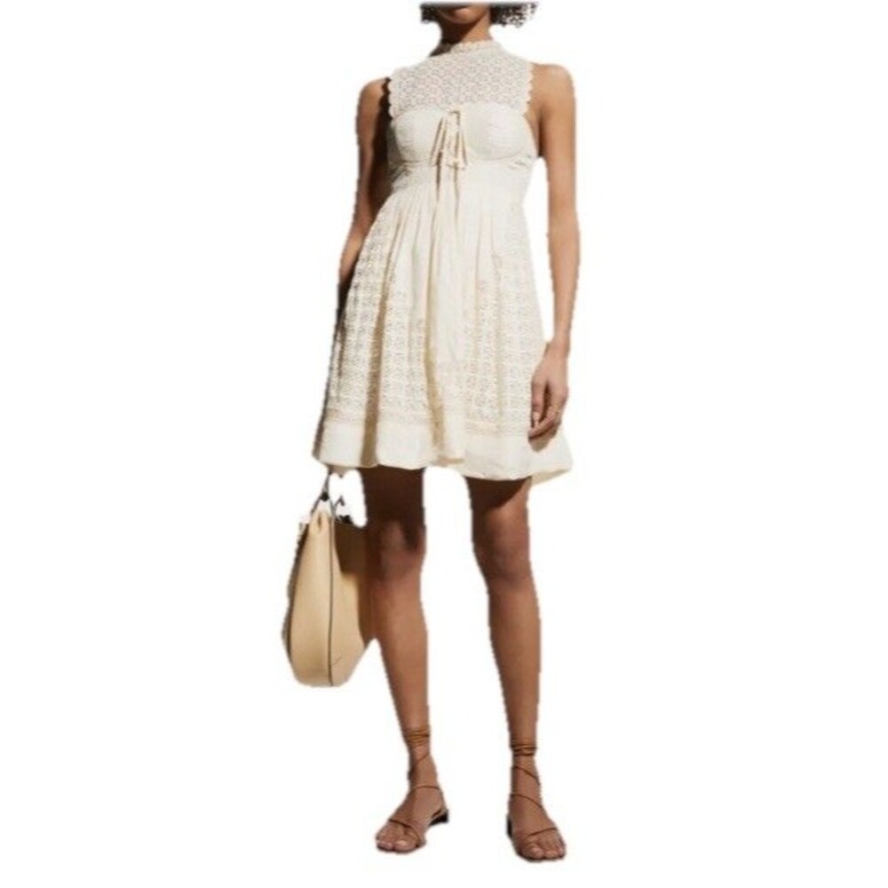 Ulla Johnson “Sabrina “ lace dress in ivory size 8 US $595 NWT